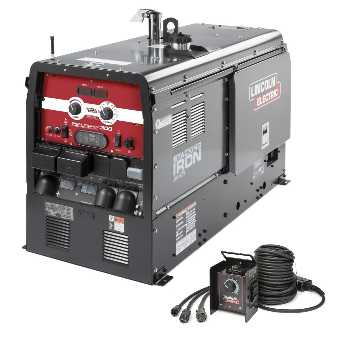 LINCOLN-CROSS-COUNTRY-300-KUBOTA-CCCV-WELDER-GENERATOR-W125-FT-REMOTE-K4166-7-.jpeg LINCOLN CROSS COUNTRY 300 KUBOTA CC/CV WELDER GENERATOR W/125 FT REMOTE (K4166-7) - Image 1