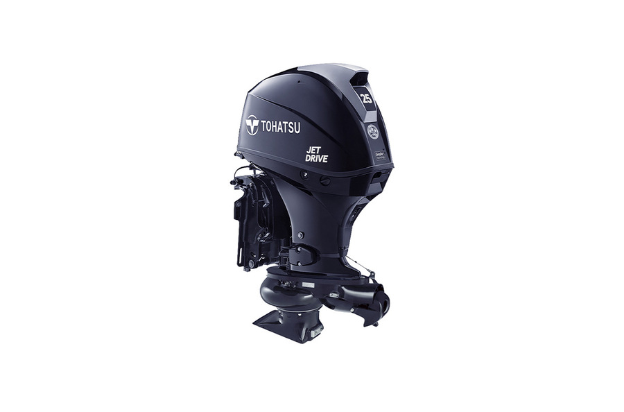 Tohatsu-25HP-Jet-MFS25AJETETL-1.jpg Tohatsu MFS25AJETETL 25 HP Jet 25HP Outboard Motor - Image 1