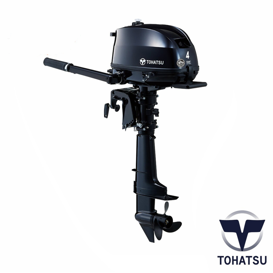 Tohatsu-4HP-MFS4DDL.jpg Tohatsu MFS4DDL 4 HP Outboard Motor - Image 1