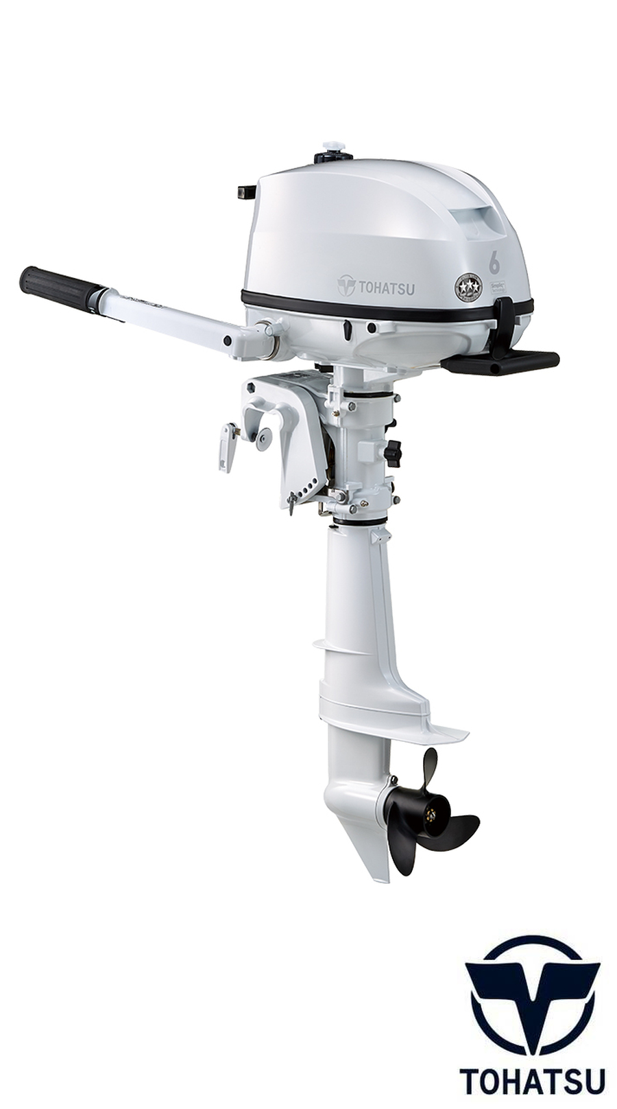 Tohatsu-6HP-MFS6DWDS.jpg Tohatsu MFS6DWDS 6 HP Outboard Motor - Image 1
