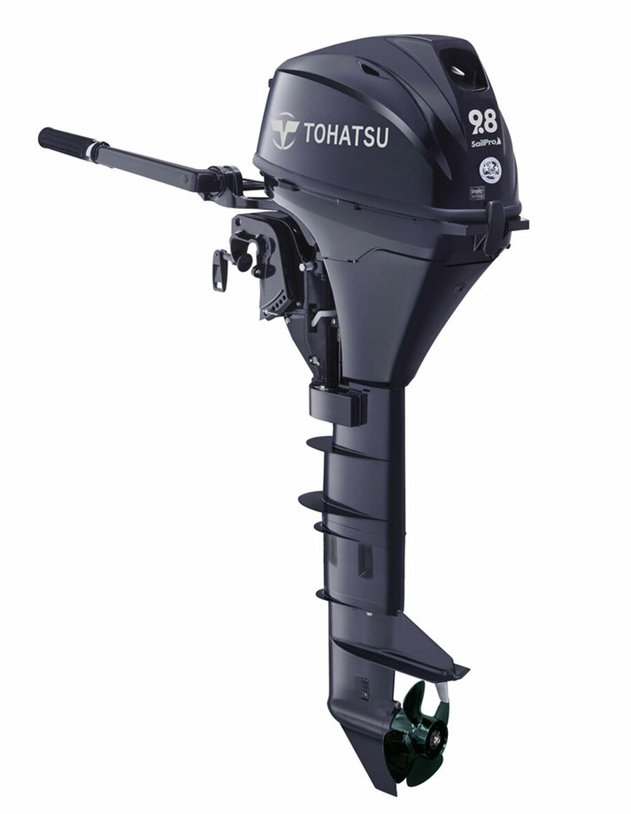 Tohatsu-9.8HP-Sail-Pro-MFS9.8BSPROEFUL-1.jpg Tohatsu MFS9.8BSPROEFUL 9.8 HP Sail Pro Outboard Motor - Image 1