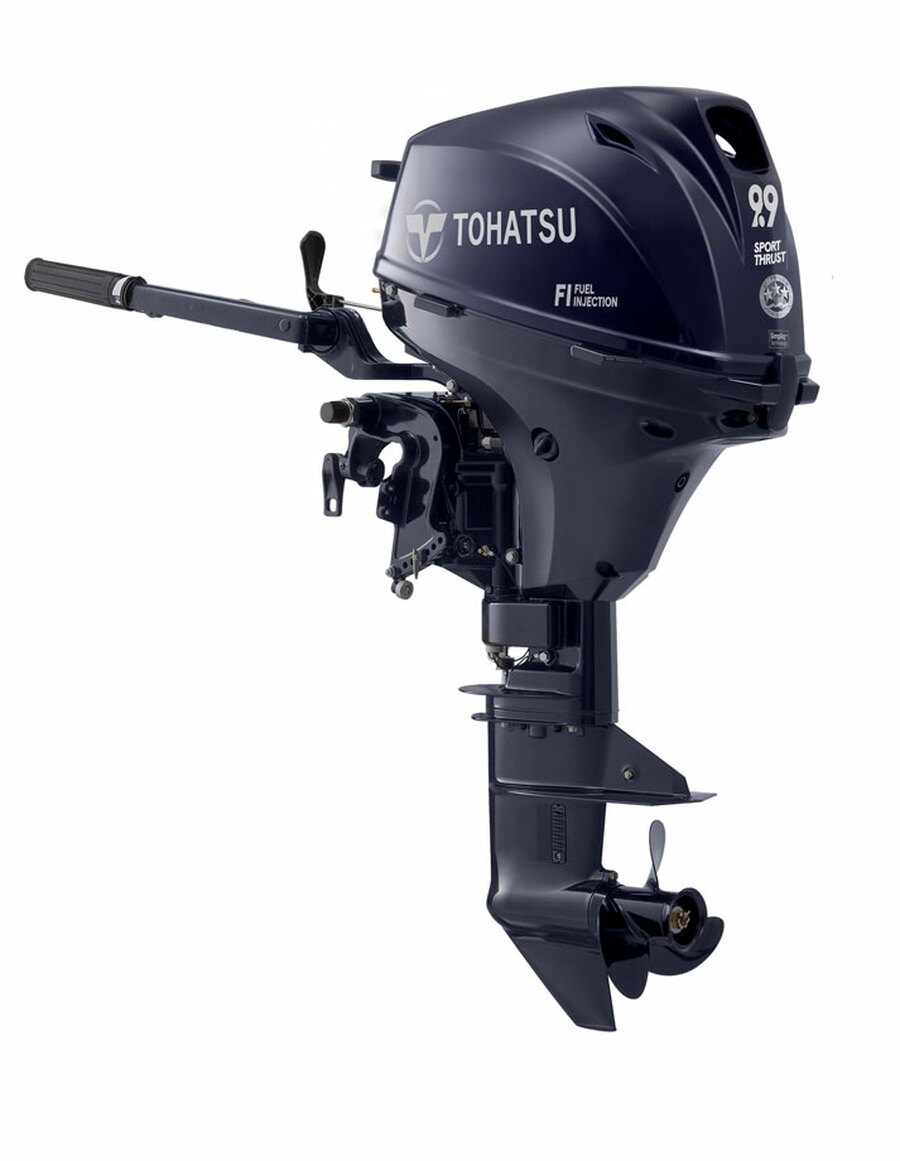 Tohatsu-9.9HP-MFS99ES.jpg Tohatsu MFS9.9ES 9.9 HP Outboard Motor - Image 1