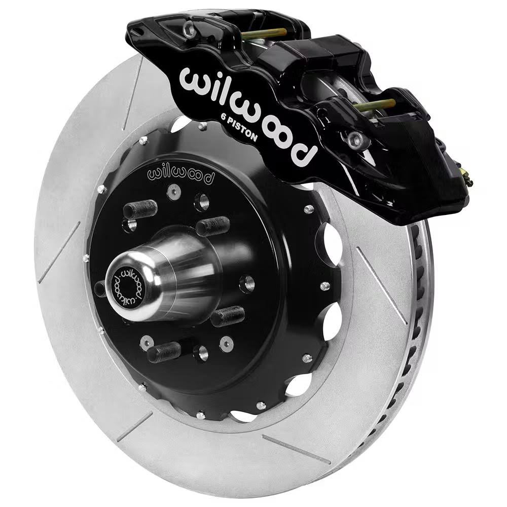 Wilwood-140-16246-AERO6-Big-Front-Brake-Kit-Black-Caliper.jpg Wilwood 140-16246 AERO6 Big Front Brake Kit, Black Caliper - Image 1