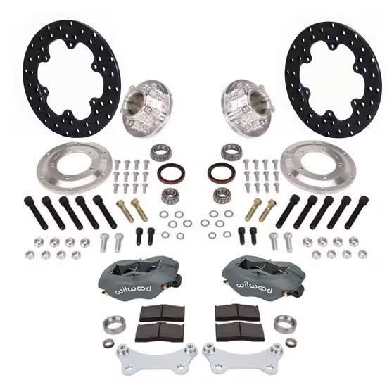 Wilwood-Disc-Brake-Kit-for-49-54-Chevy-Spindles-4-Piston-Steel-Rotor.jpeg Wilwood Disc Brake Kit for 49-54 Chevy Spindles, 4-Piston, Steel Rotor - Image 1