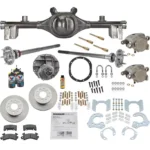 1968-72 Chevy Chevelle 9 Inch Rear Axle w/Disc Kit, 3.50:1 Powered Coated