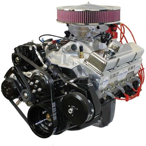 cc.jpg BluePrint Engines GM 383 C.I.D. 436 HP Dressed Stroker Long Blocks with Fuel Injection BP38318CTFDK - Image 1