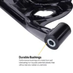 1970-81 Camaro Upper and Lower Tubular Control Arms, Black, Set - Image 3