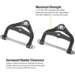 1982-04 S10 & G-Body Tubular Upper Control Arms Kit, Powdercoated - Image 3