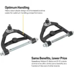 1982-04 S10 & G-Body Tubular Upper Control Arms Kit, Powdercoated - Image 4