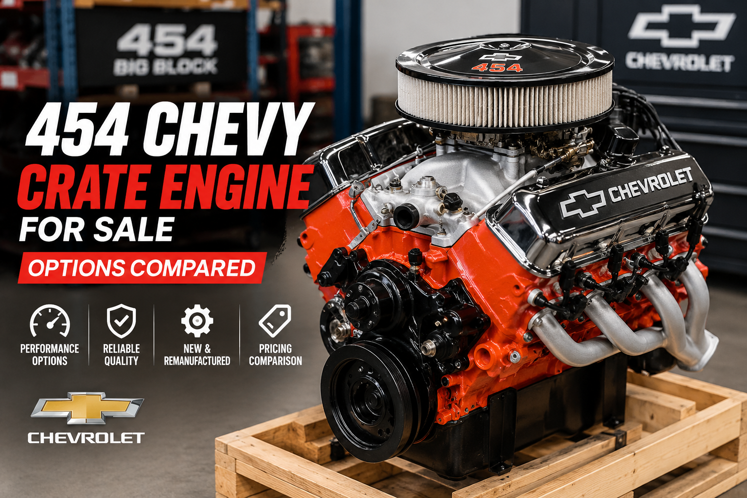 454 Chevy Big Block Crate Engine for Sale