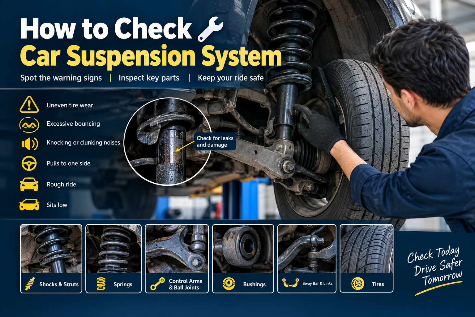 how to check car suspension system