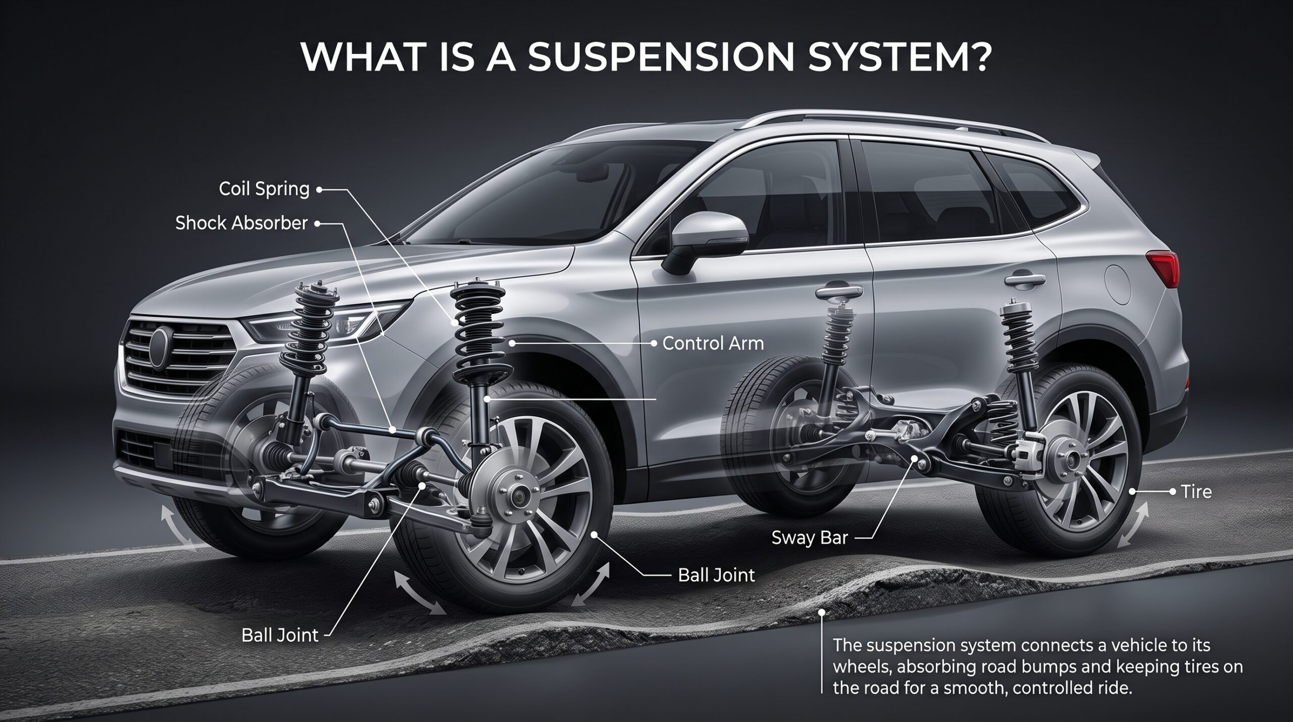 what is a suspension system on a car
