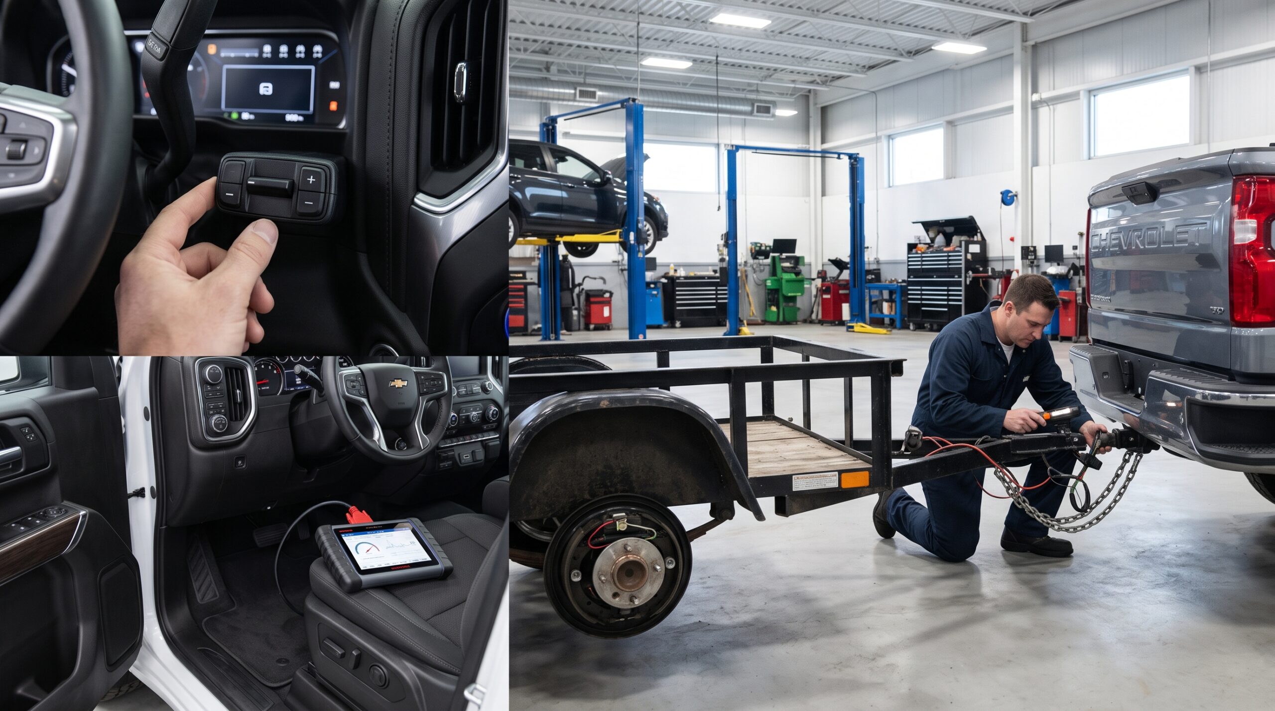 how to reset service trailer brake system