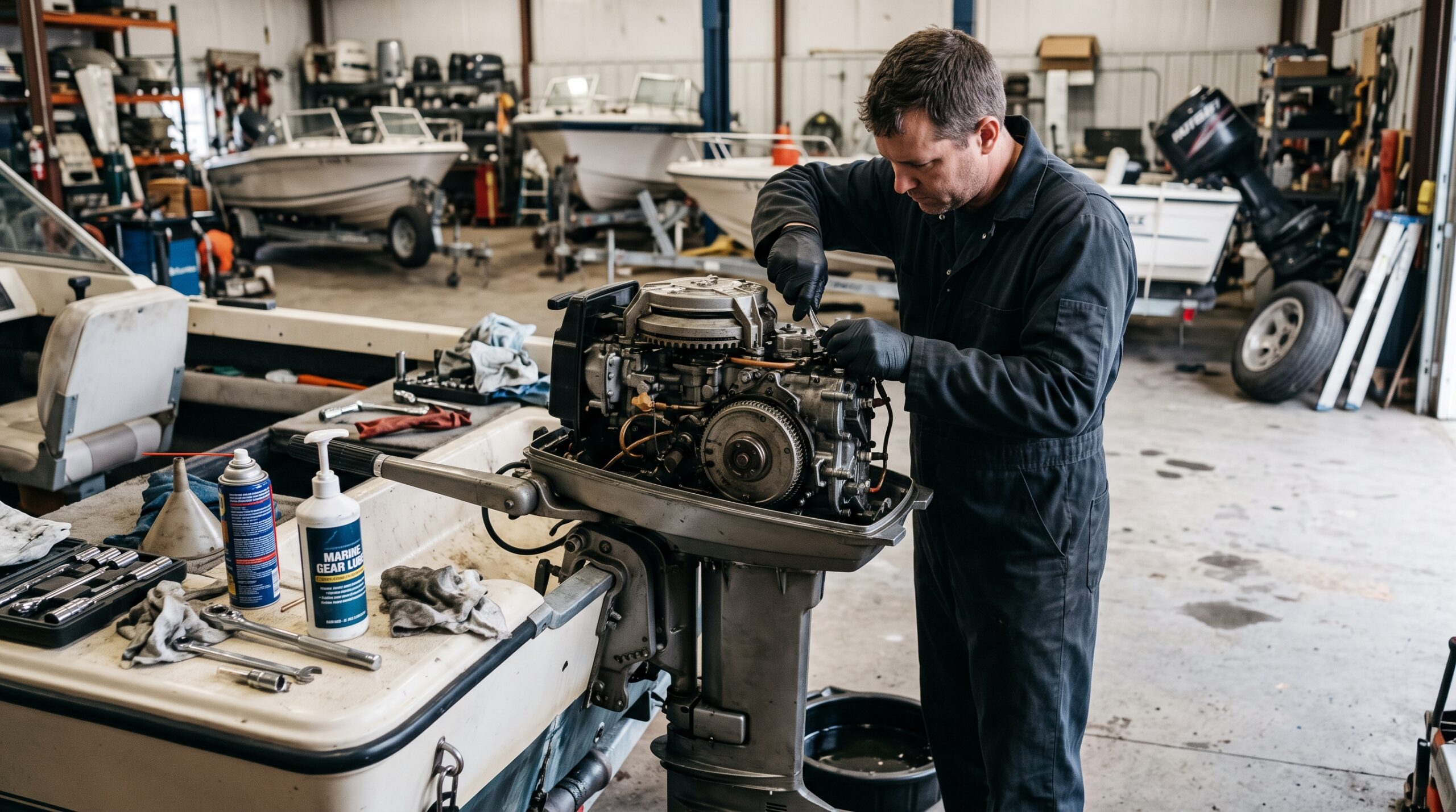how to winterize a 2 stroke outboard motor