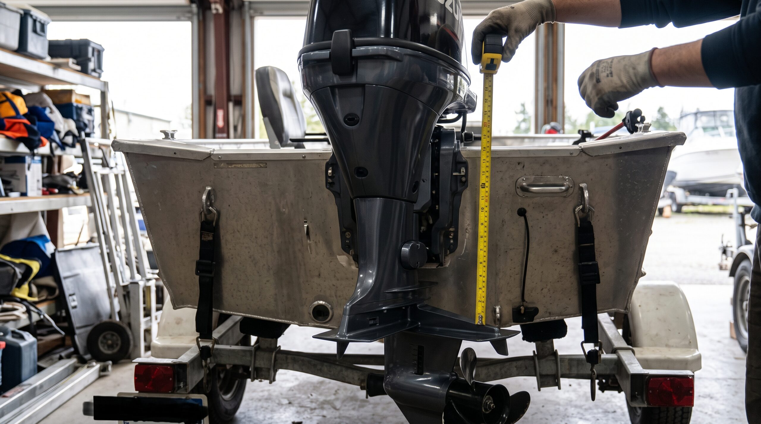 how to measure shaft length outboard motor