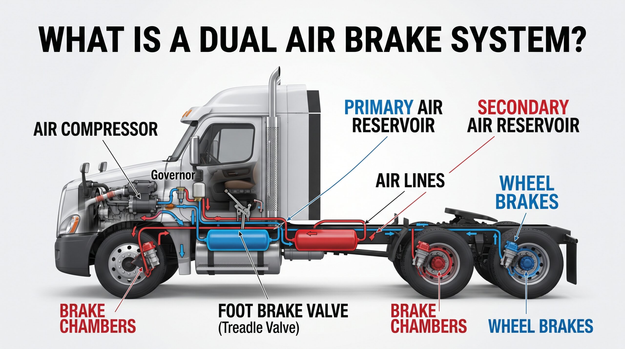 What Is a Dual Air Brake System? A Simple Guide